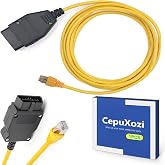 CepuXozi 6.6ft/2M ENET Diagnostic Cable, RJ45 Interface Compatible with BMW F/G Series Vehicle, OBD2 Cable for BMW ICOM &amp; ISTA Coding