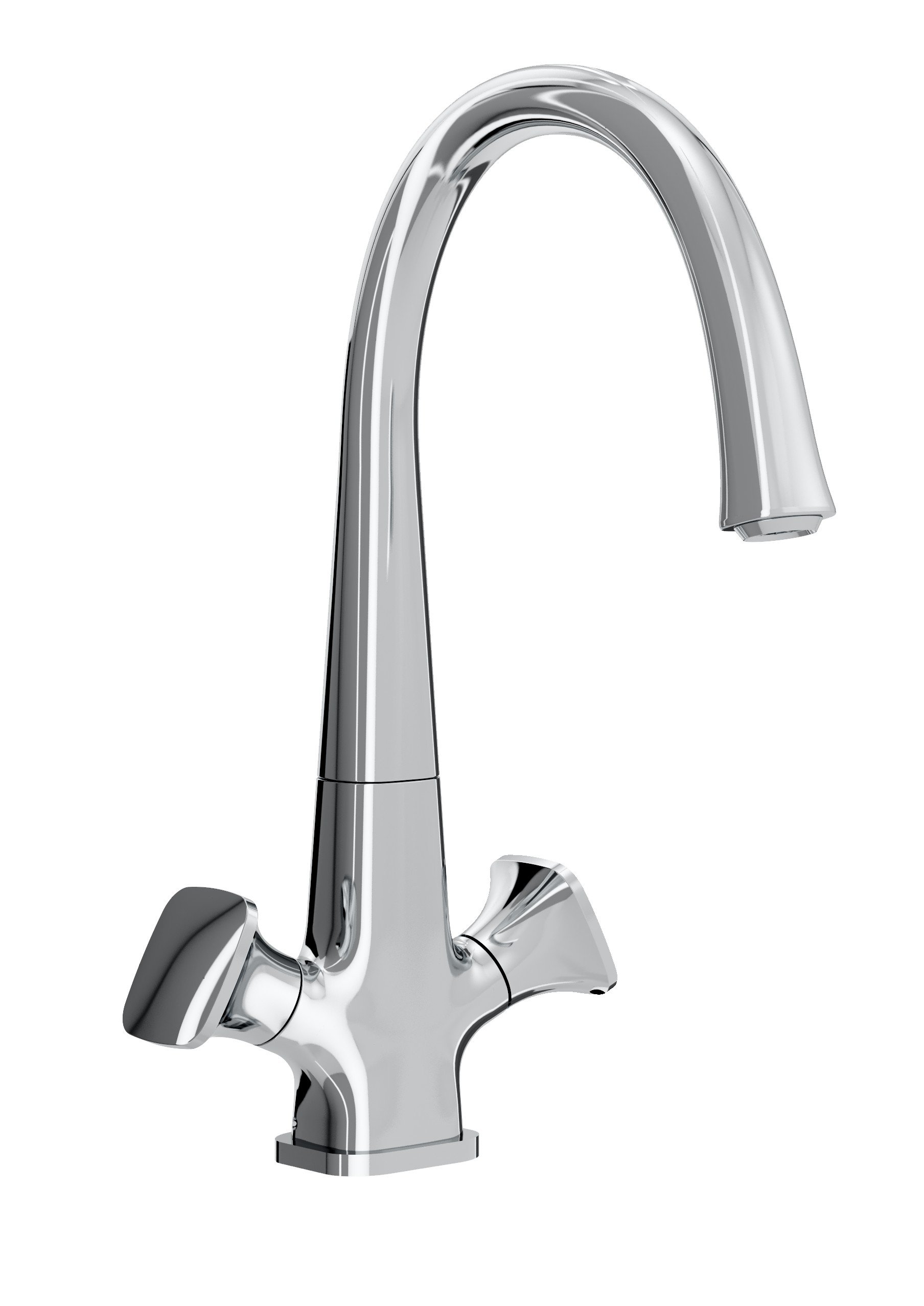 Bristan CRM EFSNK C Caramel Easyfit Kitchen Sink Mixer Tap with Swivel Spout, Chrome