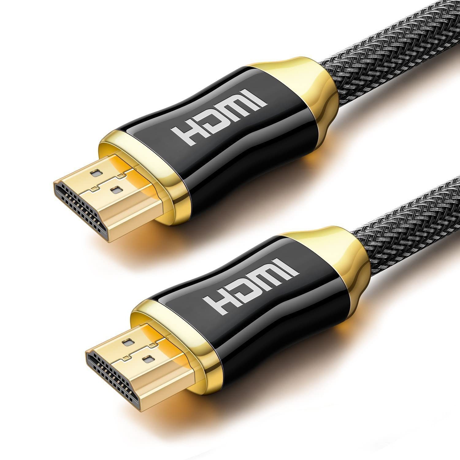 Eono 4K HDMI Cable 1m, HDMI Cable 4K@60Hz 18 Gbps Male-to-Male Compatible with Fire TV, Video 4K 2160p, 1080p, PC, Monitor, Laptop, PS5