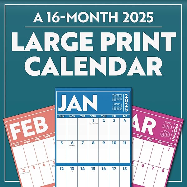 Amazon.com: 2025 Large Print Mini Wall Calendar: 9781438898278: Trends International: Books amazon-com-2025-large-print-mini-wall-calendar-9781438898278-trends-international-books