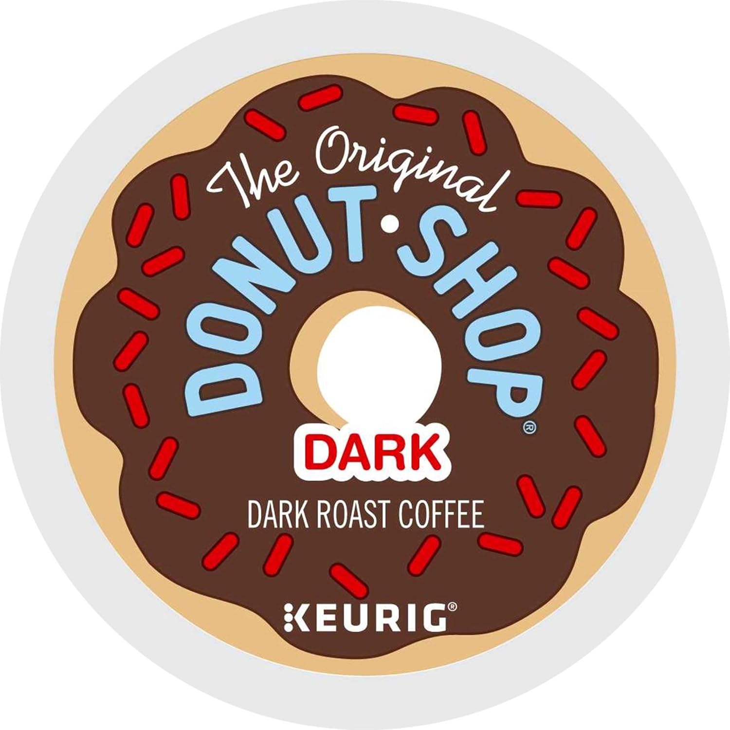 The Original Donut Shop Dark Keurig Single-Serve K-Cup Pods, Dark Roast Coffee, 24 Count (4 pack)