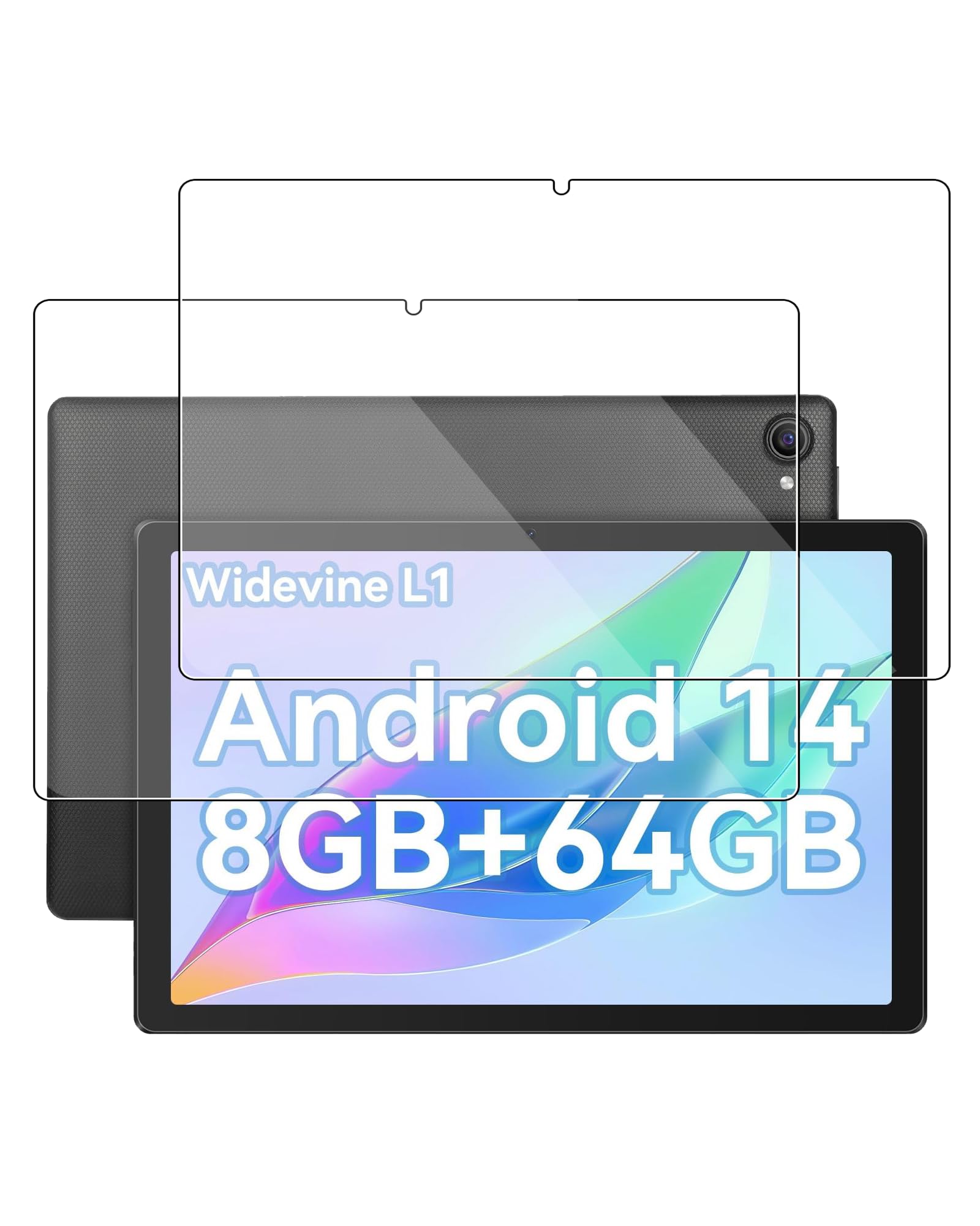 Photo 1 of [2 Pack]Screen Protector for ZOFYWNAS C10/ZANDIZ C10 10 Inch Tablet Tempered Glass Film, BOVUGAC Screen Protector Compatible with ZOFYWNAS C10A and ZANDIZ C10 2024 Tablet Anti-Scratch Sensitive Dropproof