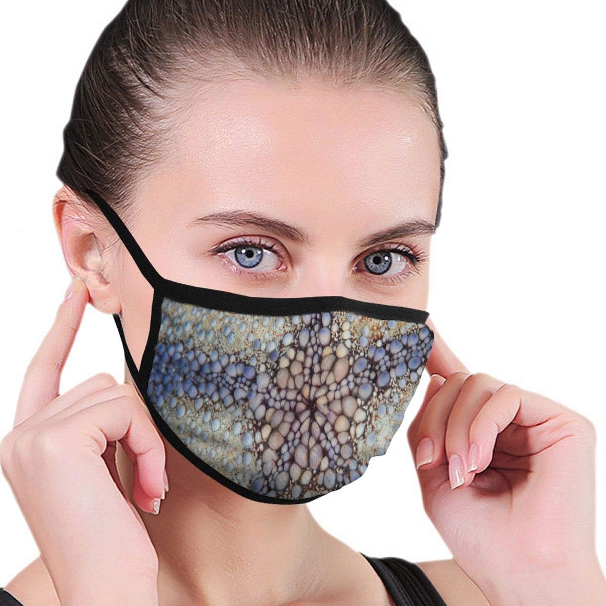 Dust Mask Tropical Coral Reef Starfish Fashion Anti-dust Reusable Cotton Comfy Breathable Safety Mouth Masks Half Face Mask for Women Man Running Cycling Outdoor