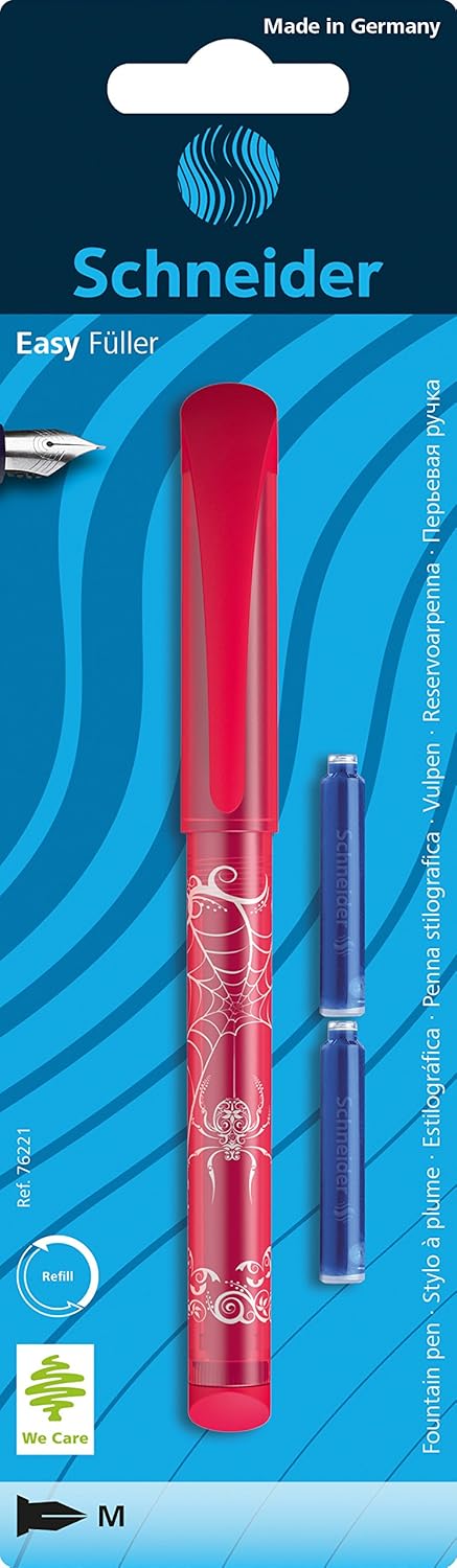 Schneider Fountain pen Easy, M, blister card per piece including 2 cartridges (sorted - color will be sent randomly) - Image 5