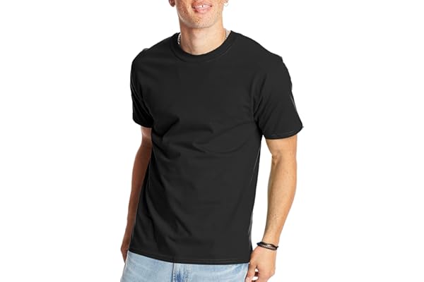 Hanes Men's T-Shirt, Beefy-T Heavyweight Cotton Crewneck Tee, 1 or 2 Pack, Available in Tall Sizes