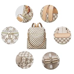 Makes Backpack Purse for Women PU Leather backpack