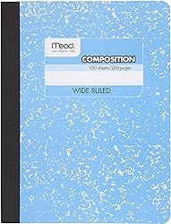 Mead Composition Book, 6 Pack of Wide Ruled