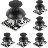 6pcs Dual-axis XY Joystick Module PS2 Game Joystick Control Lever Sensor Game Controller Sensor Board Module KY-023 for Arduino Raspberry