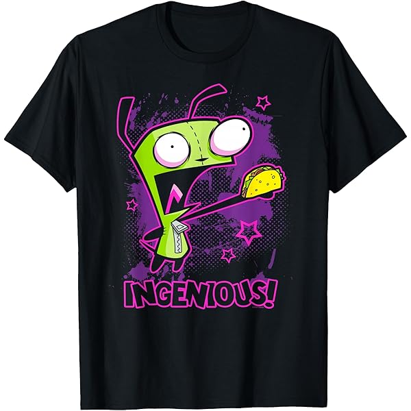 Nickelodeon Big & Tall Invader Zim Earthlings - Camiseta De