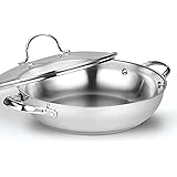 Cooks Standard 12-Inch/30cm Classic Stainless Steel Everyday Chef's Stir Fry Pan