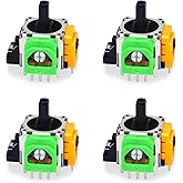 Intec Gaming 3D Analog Joystick Replacement for Xbox Series S/X Controller - Hall Effect Sensor, Never Drift, Precise Control, Power Saving - Set of 4