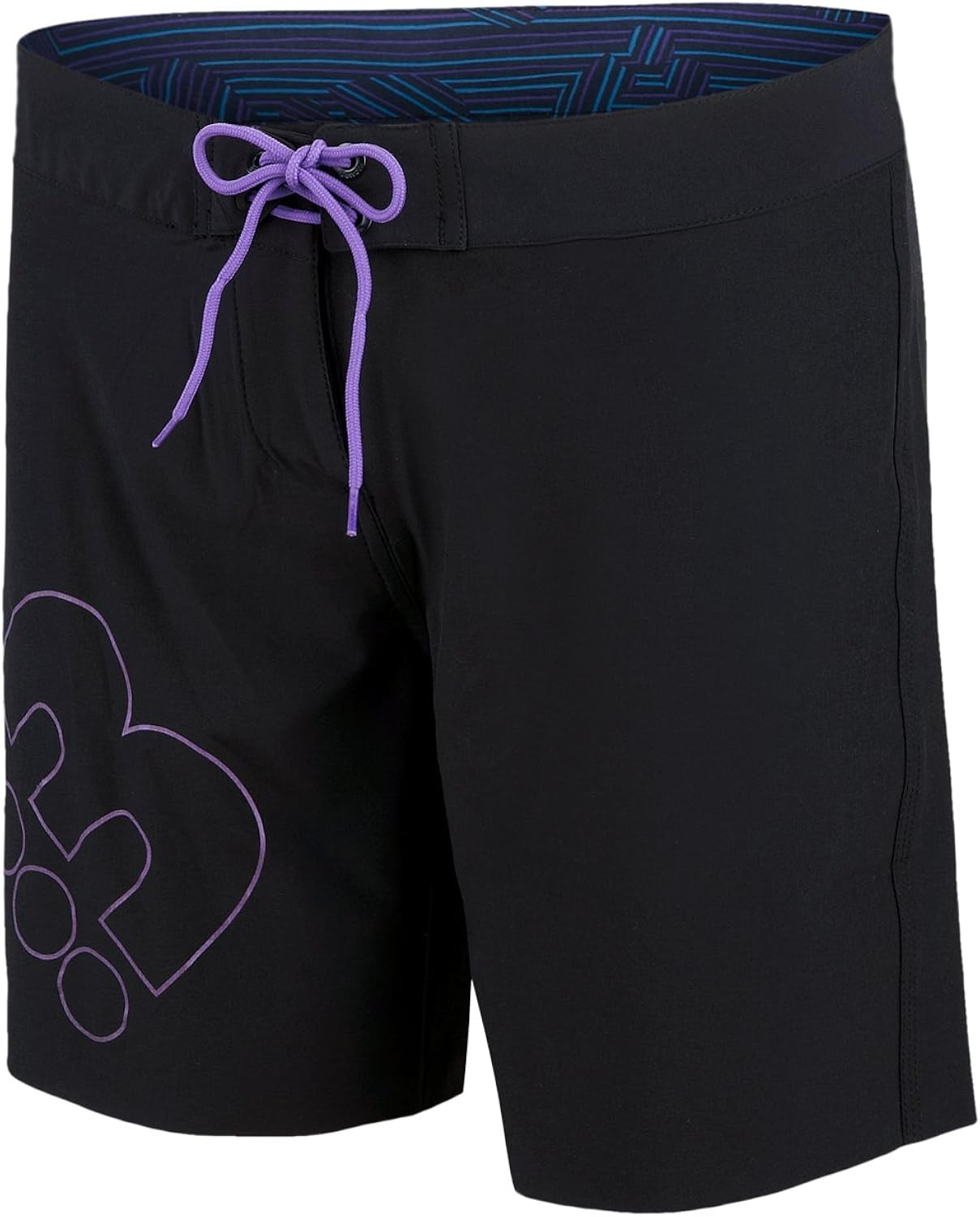 Bench Women's Boardshorts MIDI Swim Shorts, Black (Black), (Size XS