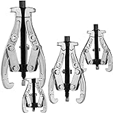 VEVOR Gear Puller Set, 3" 4" 6" 8" Puller Kit, 3 Jaw Gear Bearing Flywheel Pulley Removal Tool, 2 or 3 Reversible Jaws Wheel 