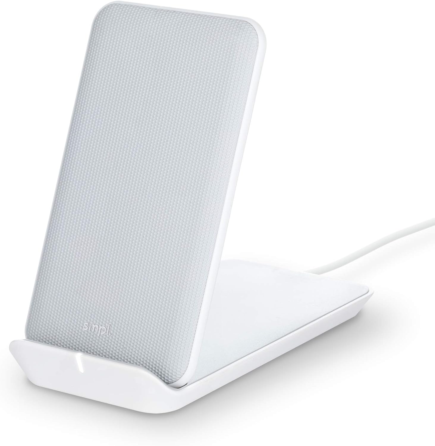 Smpl Fast Wireless Charger, Qi-Certified 10W Wireless Charging Stand, Compatible with iPhone 12/12 Pro/11/XS Max/XR/XS/X/8/8+