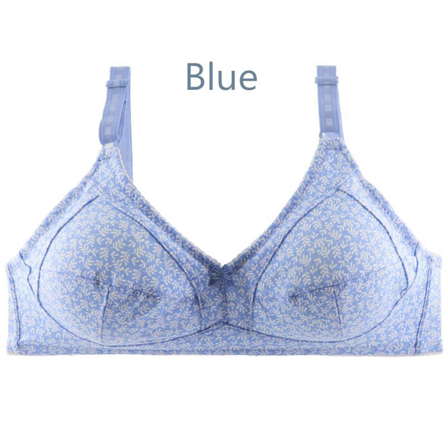 100 Cotton Wireless Bra B D D Cup Floral Publishing