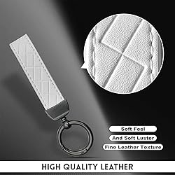 NTNEV Car Genuine Leather Keychain, Universal Key