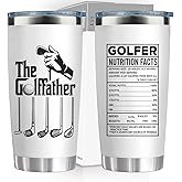 Golf Birthday Gifts For Men, Women Husband, Grandpa, Uncle - Golf Cups Ideas On Father Day - 20 Oz Stainless Steel Tumbler - Funny Golfer Gift For Coworkers, Friend, Mom, Wife