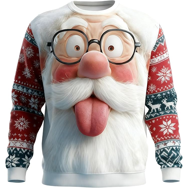 Pull De Noël Famille H&m T-shirt « Pull De Noël Moche Drôle », Par MasliankaStepan | Redbubble Pull Moche De Noël Famille