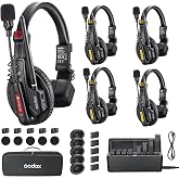 GODOX Skytalk Air 5S 2.4G Full-Duplex Wireless Intercom System(5 User) | For Group Communication with Noise Free Design 20H Battery Life 500m Transmittion