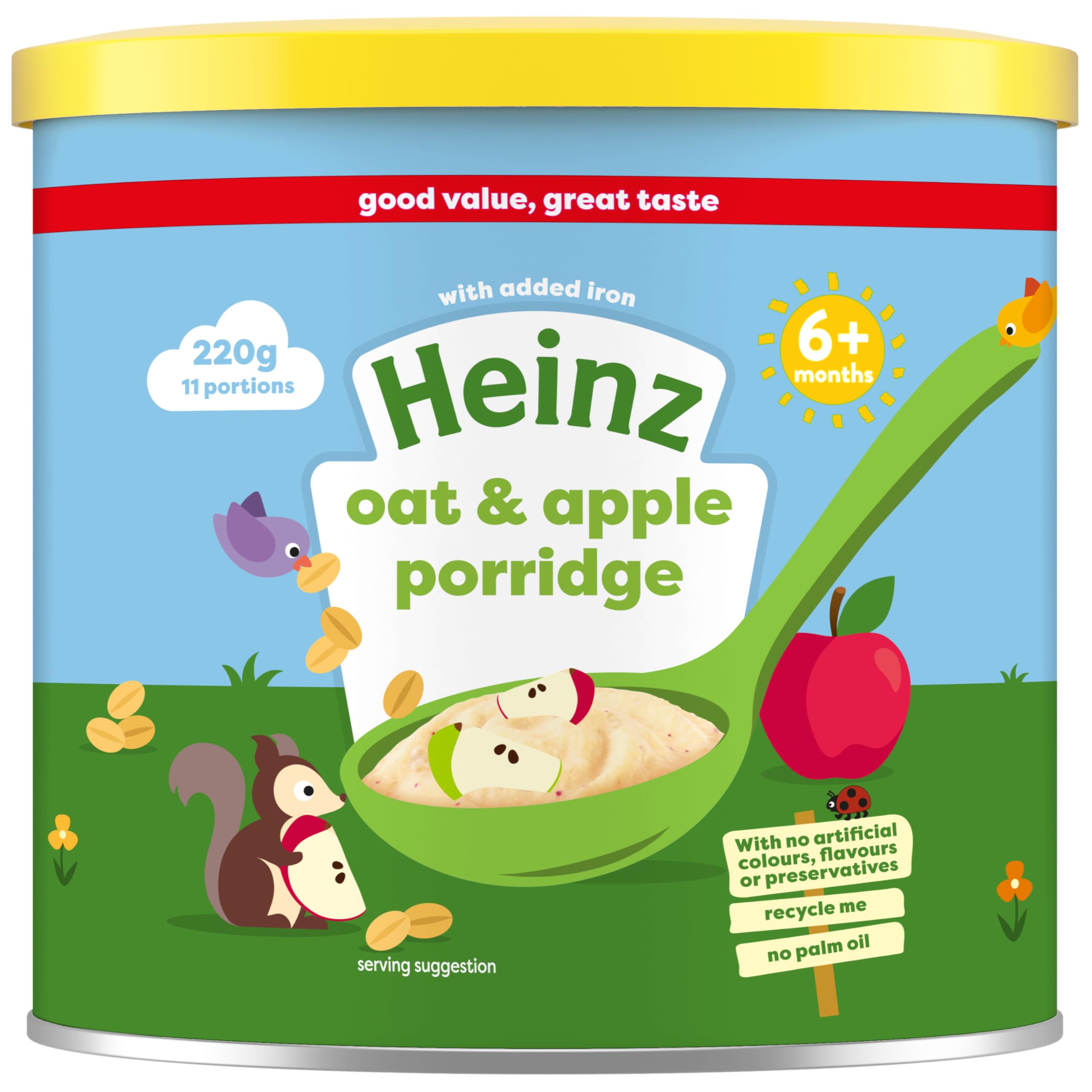 Heinz Baby Food Oat & Apple Porridge 220g