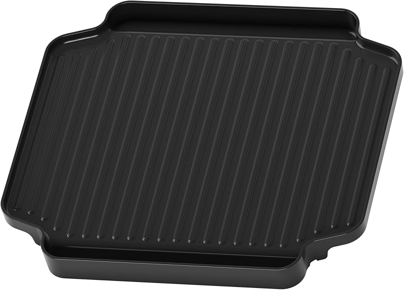 Camp Bistro 3 Fornelli Piastra Combo | Fornello da campeggio a 1 bruciatore | 2200 Watt | Cucina da esterno compatta e portatile | Include custodia per un facile trasporto | Nero