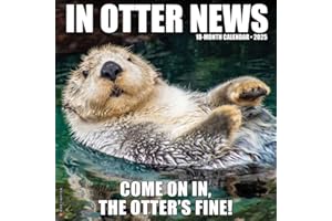 In Otter News 2025 12" x 12" Wall Calendar