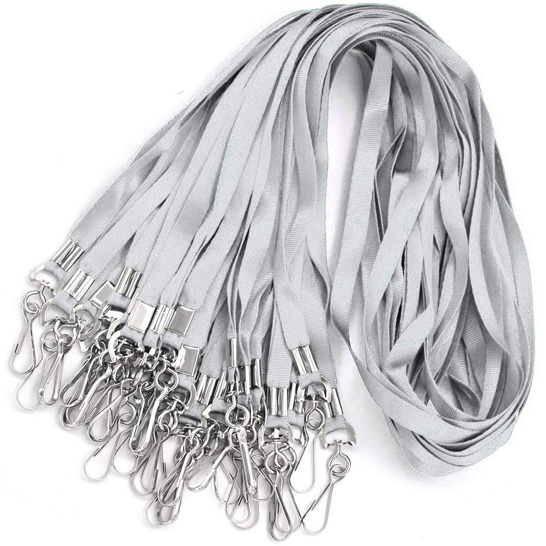 Lanyards for Id Badges Bulk Flat Lanyard for ID Name Tags and Badge Holders