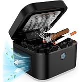 VANSU 2 in 1 Air Purifier Multifunctional Smokeless Ashtray for Cigarette Smoker, HEPA Filter Reduce Smoke, USB Rechargeable Smoke Ashtray for Home Office Car(AP070)