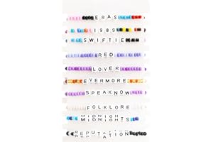 QUNAN Set of 10 Inspired Bracelet for Women Outfit Jewelry Music Lover Fan Gifts Friendship Bracelets
