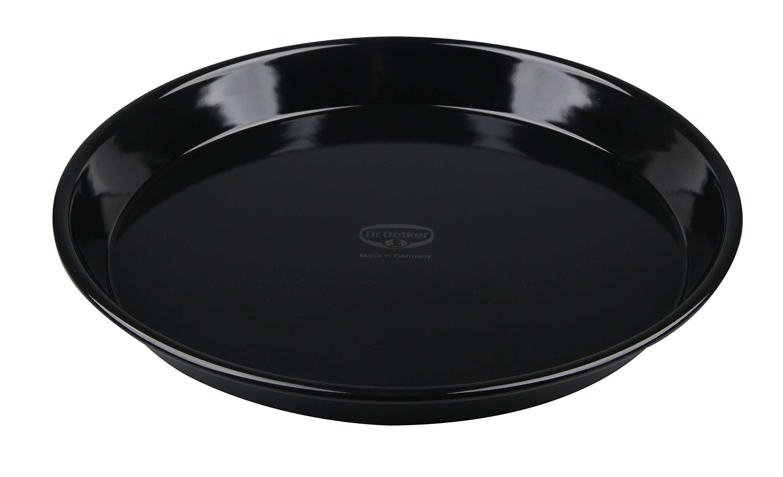 Dr.Oetker Pizza-/ Baking tray Tradition Ø30 cm in black, Steel, 30 x 30 x 5 cm
