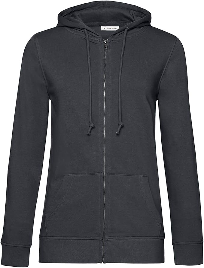 B&C Organic Cotton Zip Hoodie Women Zip Hoodie Amazon.co.uk Clothing