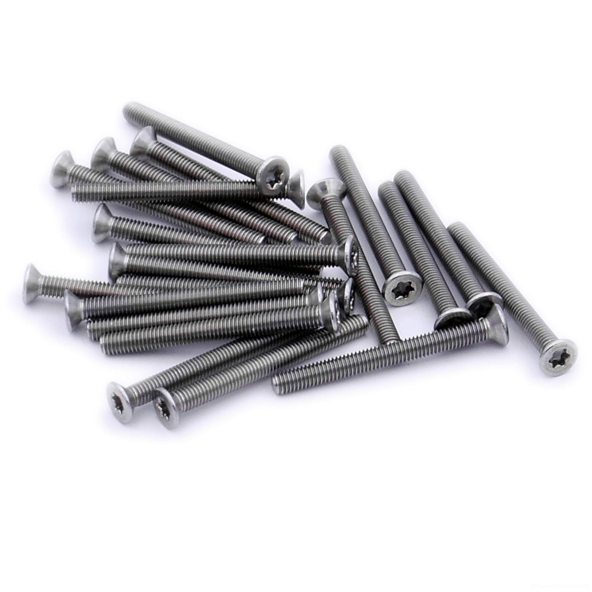 M1.6 (1.6mm x 10mm) TX Socket Countersunk Machine Screw (Bolt) - Stainless Steel (A2) (Pack of 20)