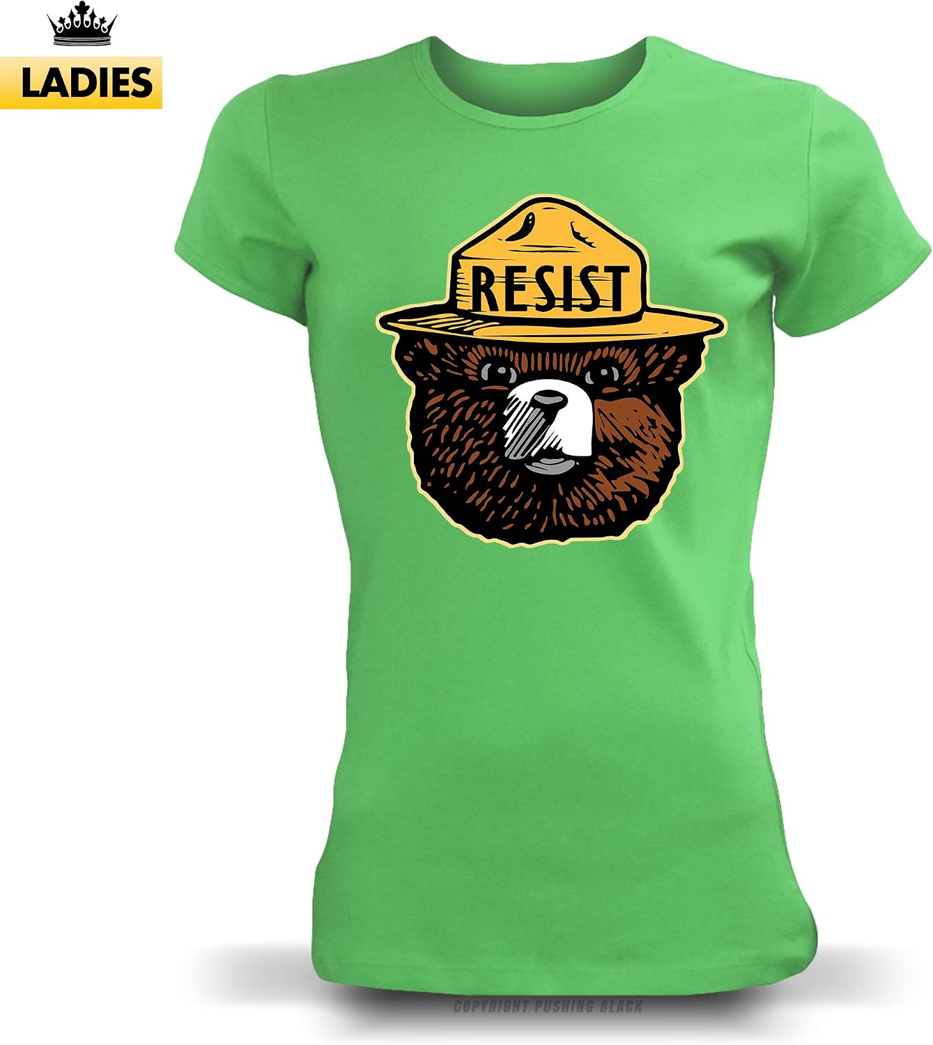 Smokey The Bear Head with Resist Hat 