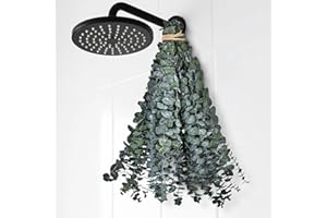 YONOVO 30 Pcs Dried Eucalyptus Stems for Shower, 17'' Natural Fresh Real Preserved Eucalyptus Leaves Branches Bulk Long Plant Greenery Decoration for Home Bathroom Wedding, DIY Spring Decor (Green)