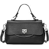 SHESTORY Small Genuine Soft Leather Crossbody Handbag Cute Solid Mini Shoulder Bags for Lady Purse