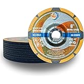 WA GRINDER 10PACK 6" X 1/8" X 7/8" Cutting/Grinding Wheel 6 inch for Angle Grinder, Depressed Center General Purpose Metal Cu