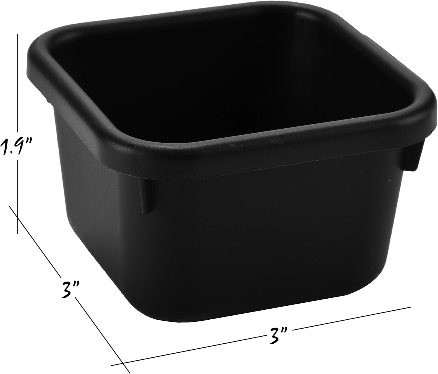 Interlocking Drawer Organizer Bins - Durable Plastic, Various Sizes for Custom Layout Design. Great for Desk Drawer, Tool Box or Garage Organization. (Black | 8-Piece Set): Home & Kitchen