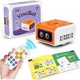 MatataStudio VinciBot Coding Robot for Kids 8-12, Scratch &amp; Python STEM Toy | Programmable Robot with AI Functions, Coding Kit for Boys &amp; Girls Ages 8+, Learn Scratch &amp; Python, STEM Robotics Education