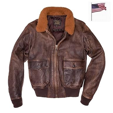 Blouson cuir Aviateur Devred marron vintage 90's - XL homme - Vêtements