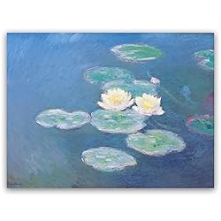 Yomcut Claude Monet Canvas Wall Art - Water Lily
