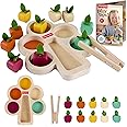 Fisher-Price Wood Montessori Toy Sorting Tree, Wooden Learning Activity Puzzle with Expert Play Tips for Preschool Kids Ages 