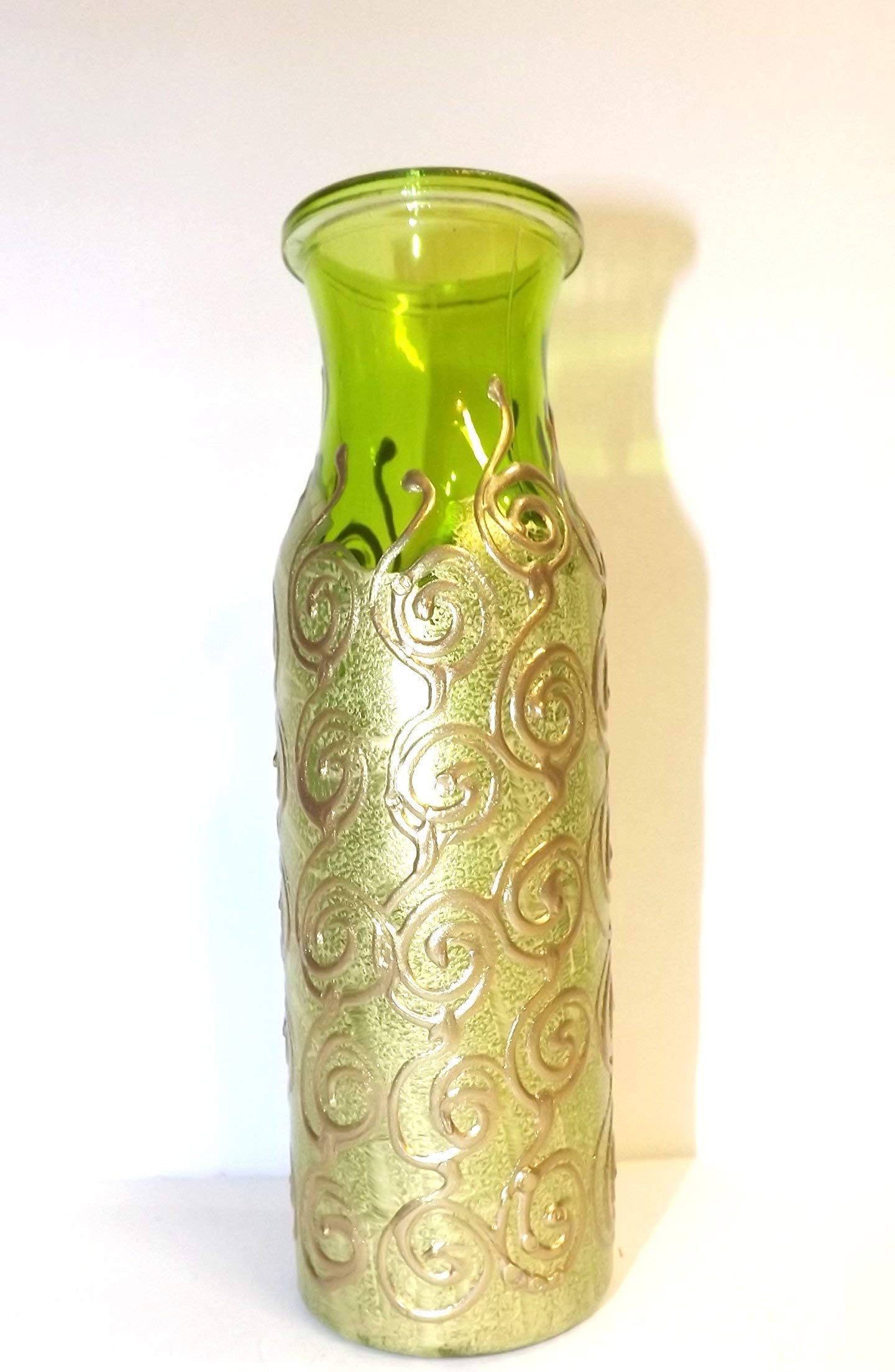 Green and Gold Vase
