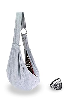 nukka Tragetuch Hund Hundetasche Haustier Tragetasche Hundetragetuch, verstellbar, wendbar, für kleine bis mittelgroße Hunde 