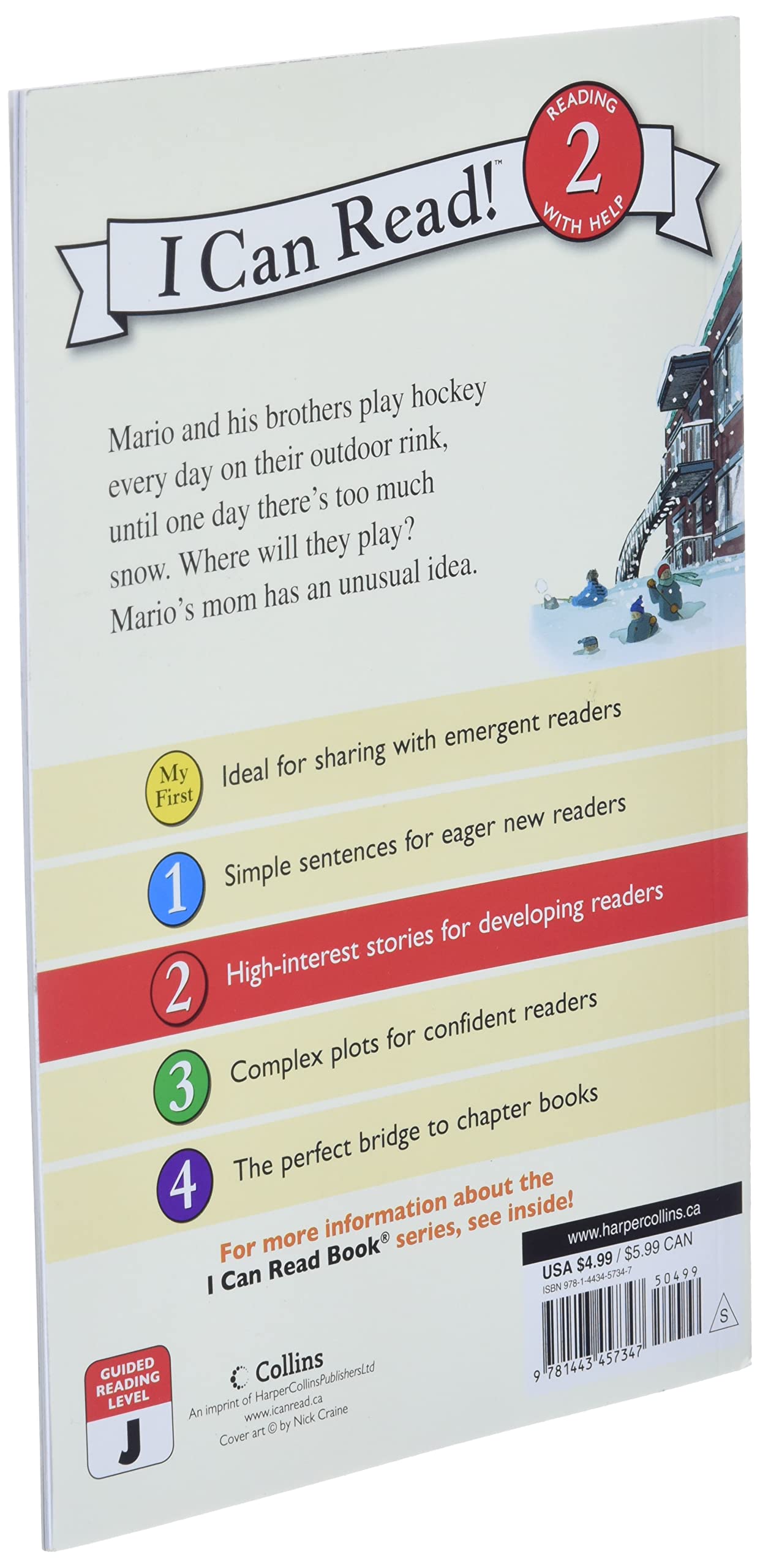 I Can Read Hockey Stories: Hockey at Home (I Can Read Level 2)