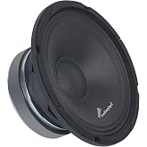 Audiopipe APMB-8-D 8 inch Midbass 8 ohm 250W RMS &amp; 500W Max Speaker Black