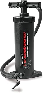 Intex Double Quick 3 S Hand Pumpe - Luftpumpe - 37 cm - Mit 3 Düsenaufsätze