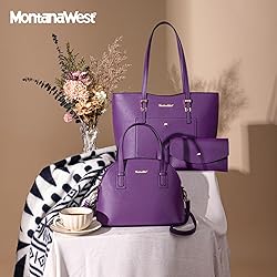 Montana West 3PCS Purses for Women Tote Bag and