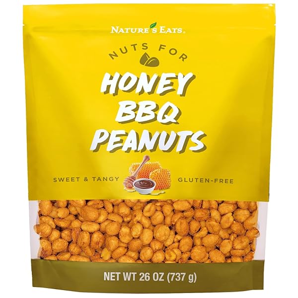 HONEY BBQ PEANUTS 26OZ