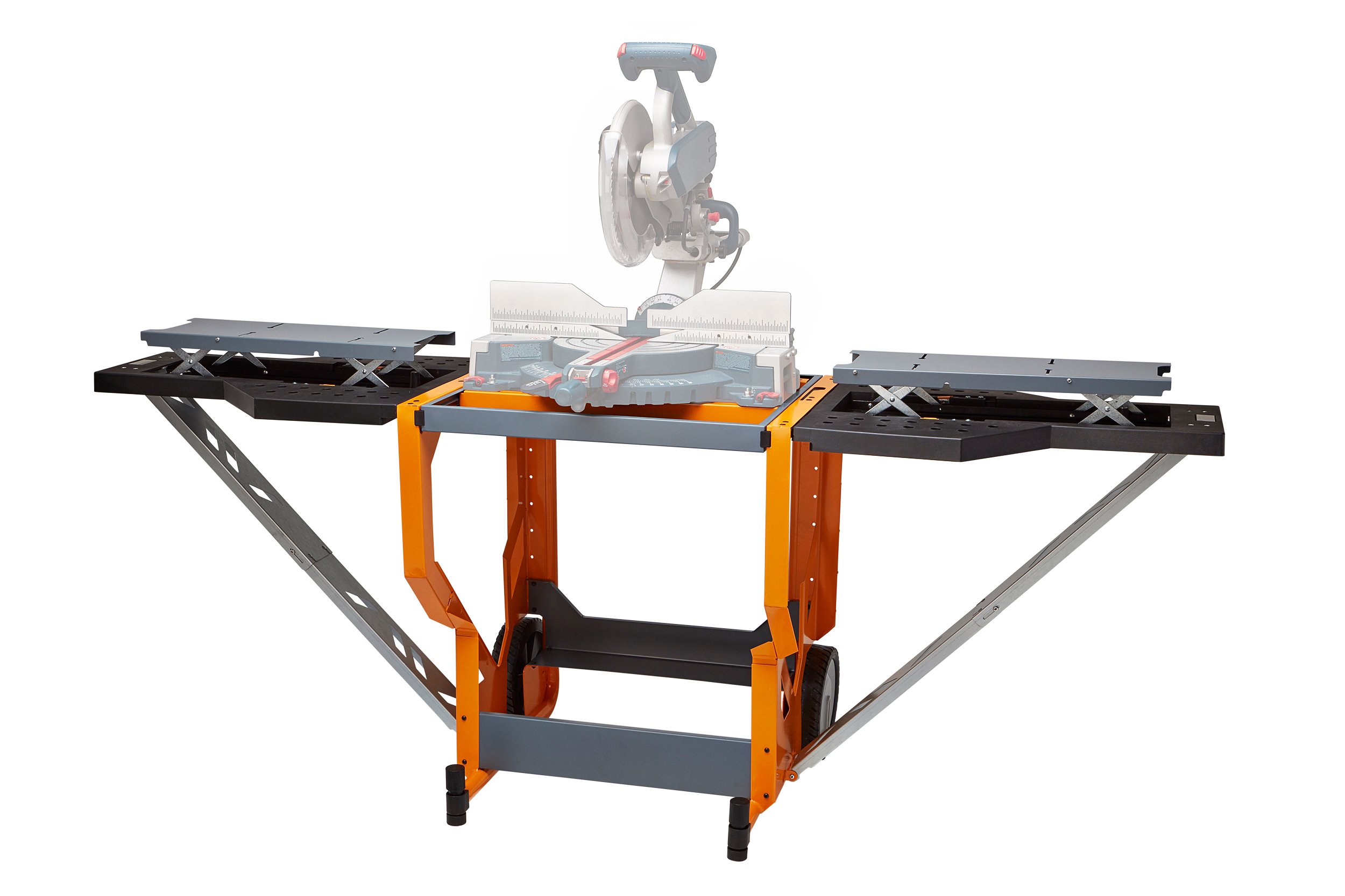 Bora Portamate Miter Saw Stand Work Station Mobile Rolling Table Top