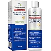 PHARMBANNER Anti-Dandruff Shampoo with Selenium Sulfide – Medicated Anti-Fungal Formula for Seborrheic Dermatitis & Folliculitis – Itchy, Flaky & Oily Scalp Relief – Menthol & Lavender Oil